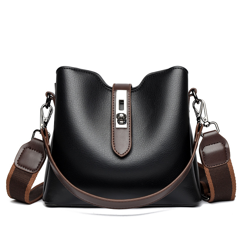 Soft Leather Texture Handheld Bucket for Women 2025 New High-end Multi-layer Large Capacity Shoulder Crossbody Bag ddmymoon