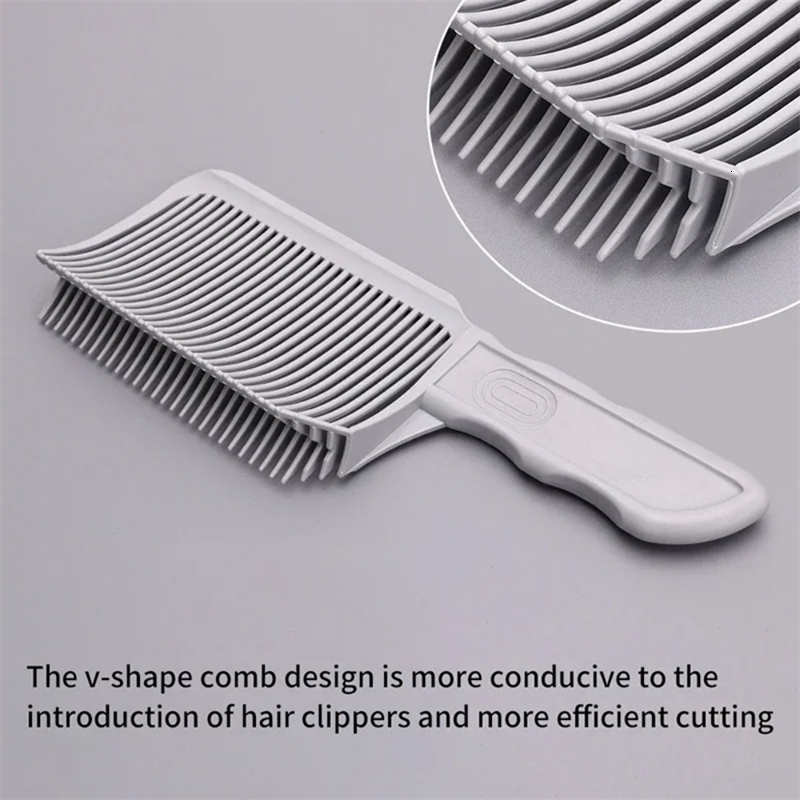 Barber Fade Combs Hair Cutting Tool for Gradient Hairstyle Comb Flat Top Men Heat Resistant Brush y250716