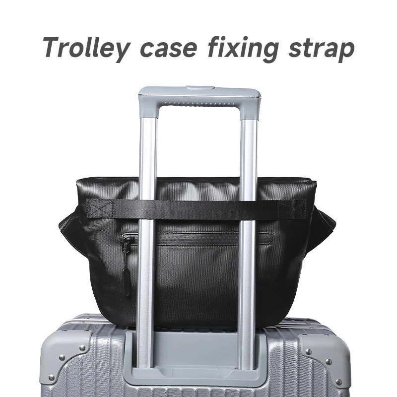 Septwolves Fashionable Magnetic Buckle Messenger Bag Men Waterproof Simple Small Crossbody Shoulder Bottom Umbrella Fixed 250811