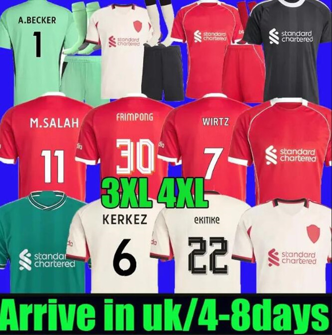 24 25 26 MAC ALLISTER soccer jersey DIOGO JOTA EkitikE 2025 2026 football shirt Luis DIaz SZOBOSZLAI A.BECKER FRIMPONG Wirtz Kerkez men kids kit uniforms