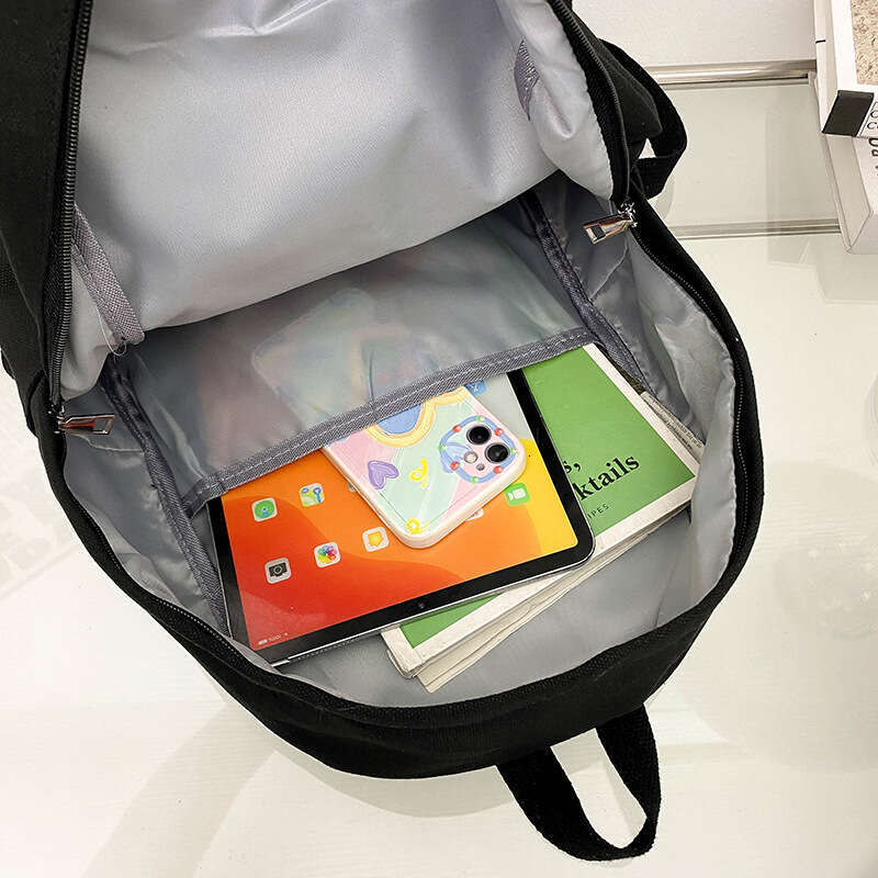 Designer Bags New Simple Fashion Casual Student Backpack Unisex Travel Commuting Large Capacity Double Shoulder Bag