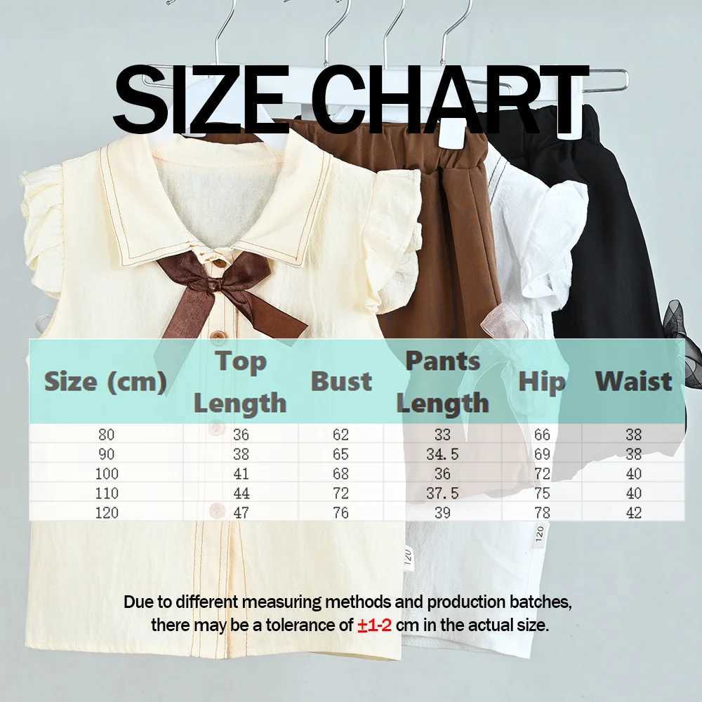 Baby Girls Summer Set Kid Small Flying Sleeve Shirt Bud Pants Two-piece Suit Toddler Princess Sport Tracksuits Children Clothing Z250811