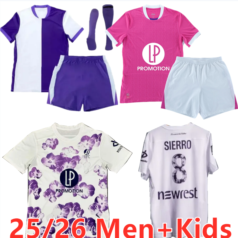 25 26 Toulouse soccer jerseys DONNUM DALLINGA Home Away 3rd maillot de foot Club 2025 2026 Men kit football shirt uniform CISSOKO ONAIWU CHAIBI ABOUK 000