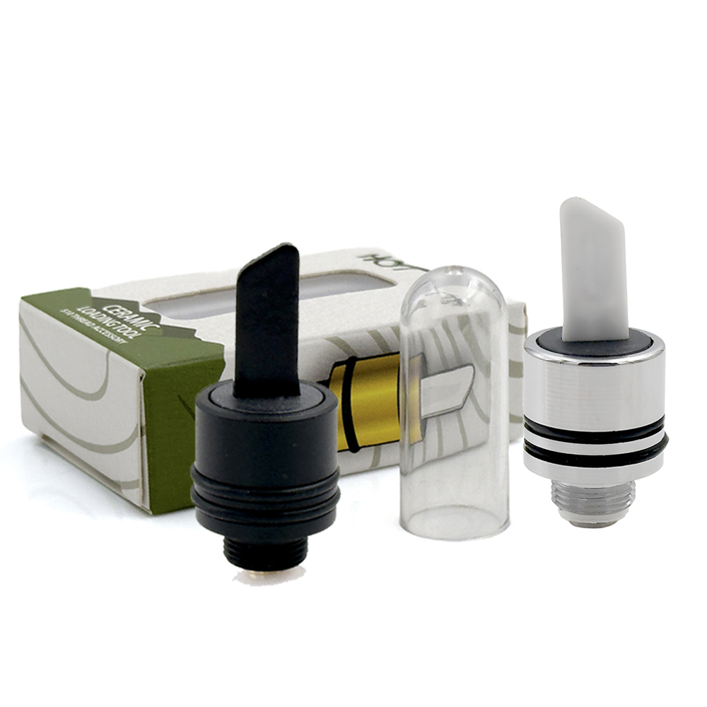 Single Hot Knife 510 Ceramic Heat Tip with Cover Cap 11.5mm 14mm Cut Wax 4 Colors Accessory Dab Tool