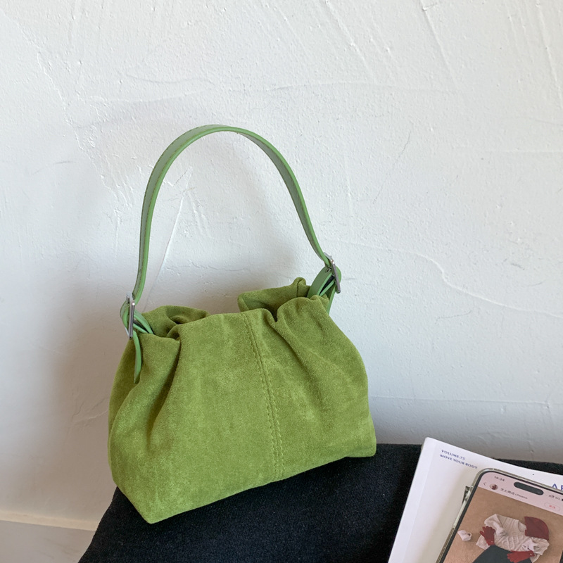 Suede Bucket Niche Crossbody for Women 2025 New Fashionable Handbag Shoulder Bag ddmymoon