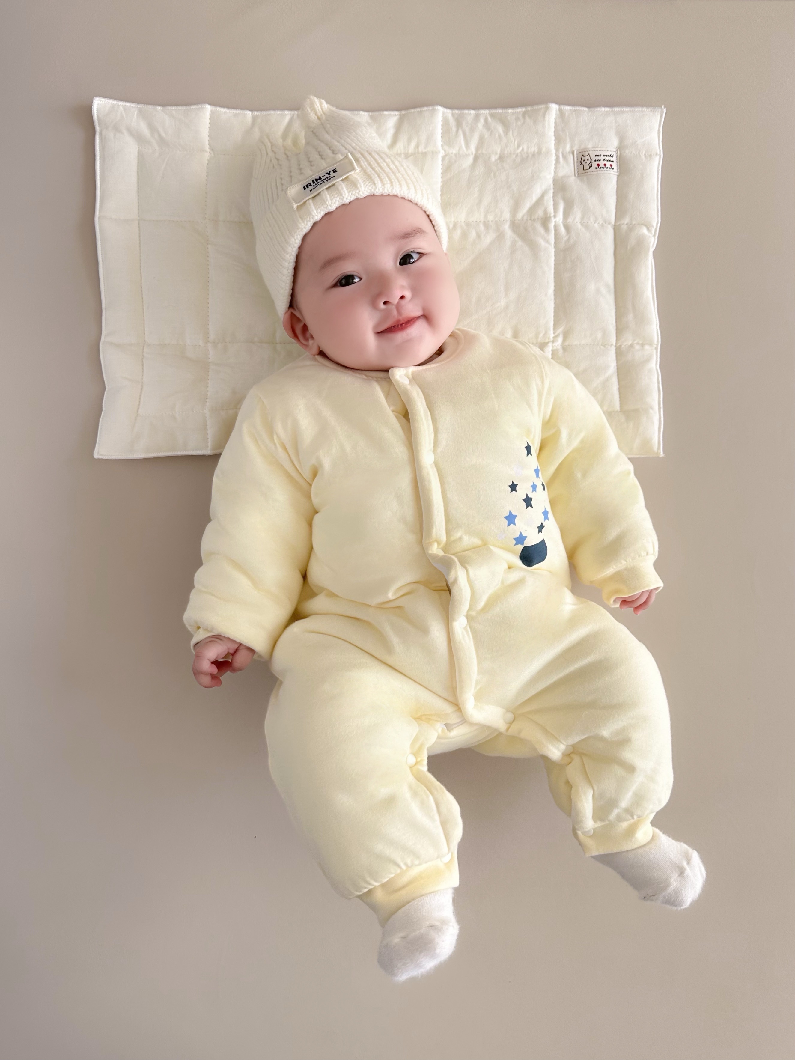 Baby Winter Cotton Warmth Windproof Cartoon Onesie