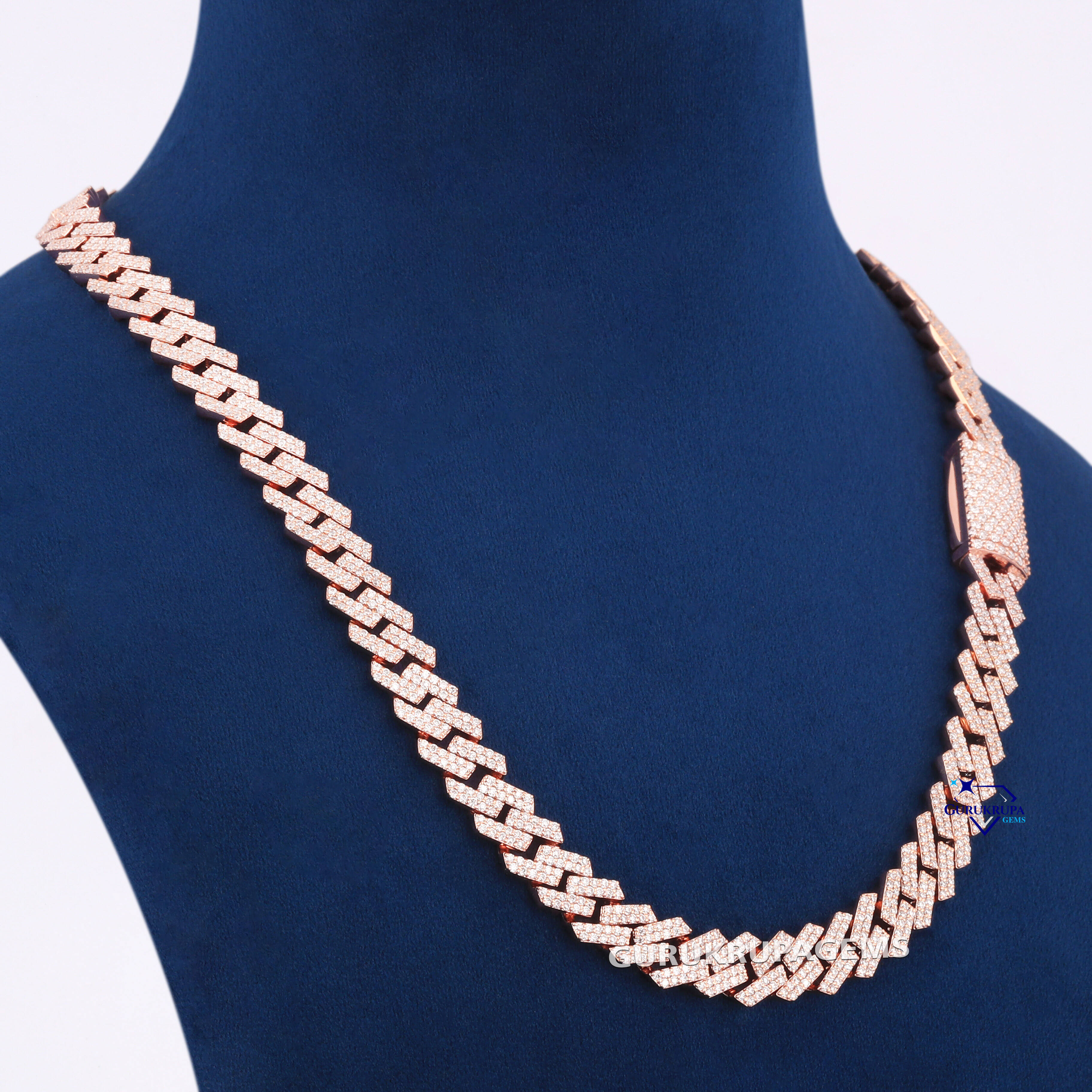 Timeless Glow Moissanite Diamond Chain Perfect Blend of Sophistication and Street Style Crafted Precision in 925 Sterling Silver