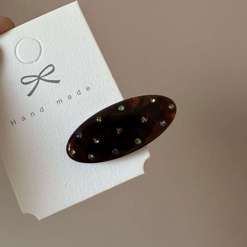 Fever Same Style Colorful Dia Korean Ins Duckbill Hair Accessories Women High-end Bangs Small Side Clip