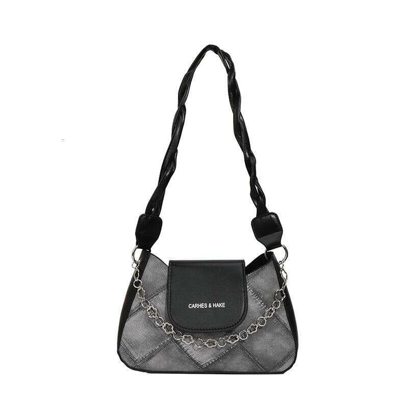 Trendy Niche Handbags For Women 2025 Summer New Textured Crossbody Shoulder Underarm Bag