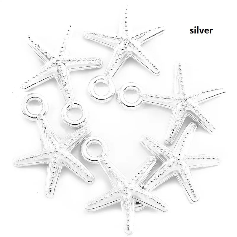 40pcs 16*12mm starfish Charms for Jewelry Making Fashion Earrings Pendants Necklaces Bracelet Accessories DIY D7142 250807