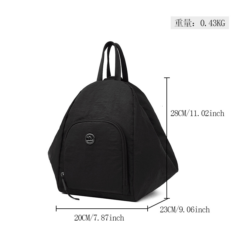 Nylon Fabric Multi-Functional Five-Use Backpack for Women, New Lightweight Casual Commuter Large Capacity Single Shoulder Crossbody Bag ddmymoon