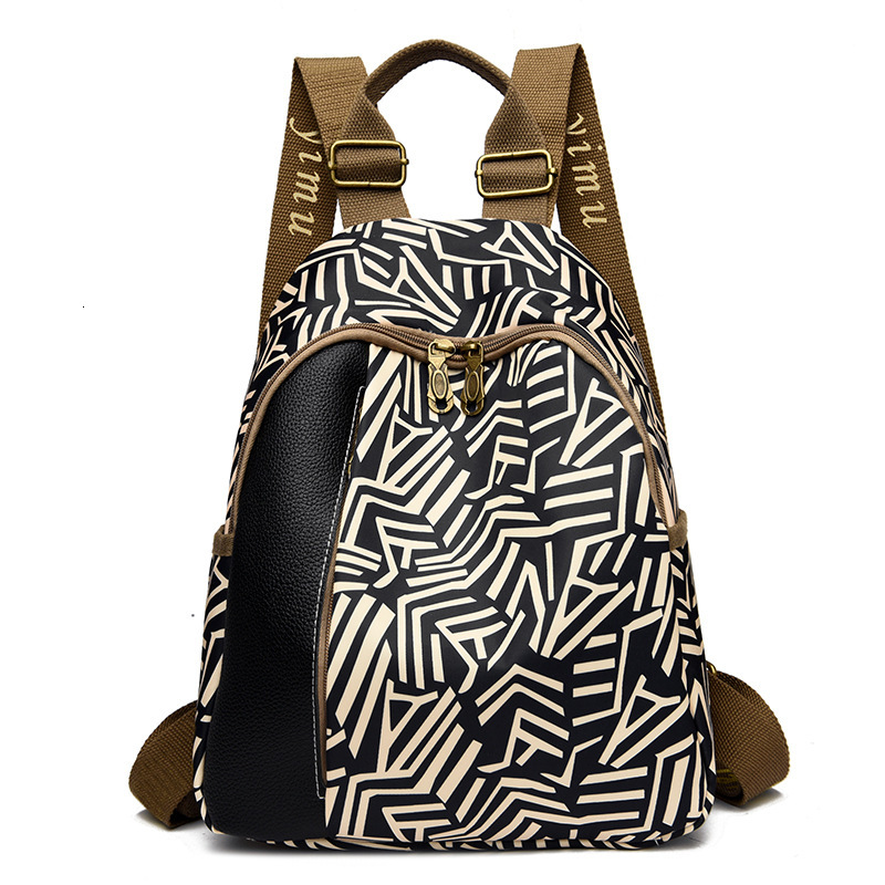 Trendy Printed for Women New Casual Fashion Oxford Cloth Travel Backpack Student School Bag ddmymoon