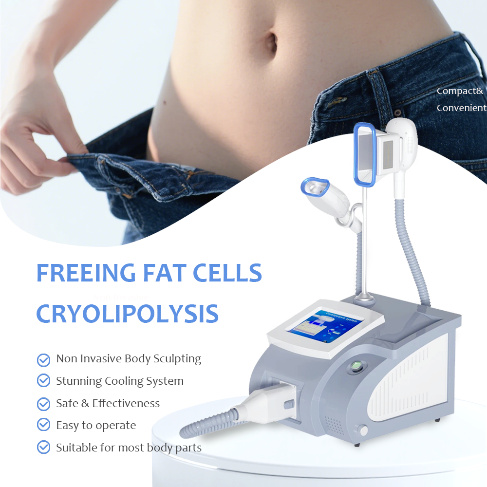 Portable 360 Cryo Double Chin Removal Fat Freezing Slimming Cryolipolysis Body Slimming Cryotherapy Machine Body Sculpt Cellulite Remover