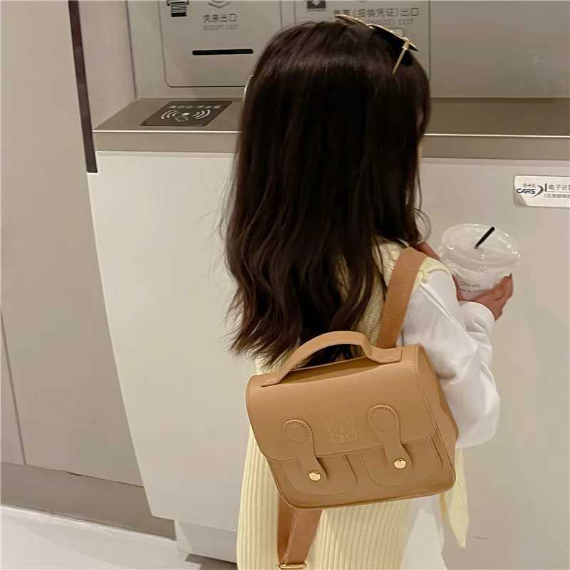 Childrens Schoolbags Casual Personalized Official Document Handbags PU Korean Style Kindergarten Baby Backpacks M250811
