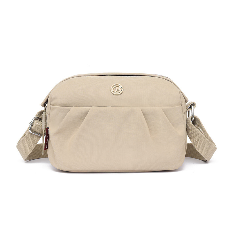 Lightweight Water-Resistant Nylon Casual Crossbody for Women 2025 New Simple Double-Layer Large Capacity Shoulder Bag ddmymoon