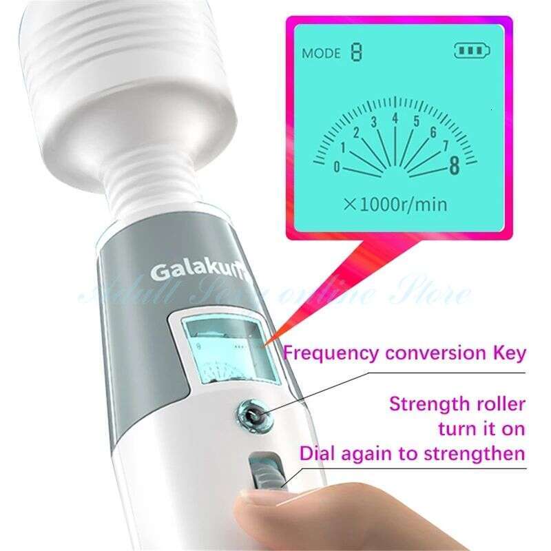 Magic Wand Huge Vibrator USB Charge Big AV Stick Female G Spot Massager Clitoris Stimulator Adult Sex Toys