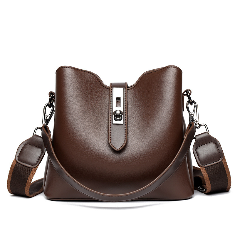 Soft Leather Texture Handheld Bucket for Women 2025 New High-end Multi-layer Large Capacity Shoulder Crossbody Bag ddmymoon