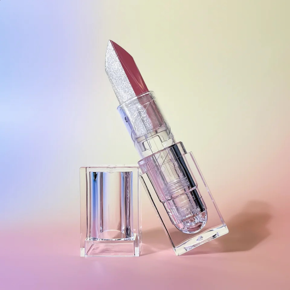 Chocolate gradient lipstick is durable waterproof and not easy to stick. The cup appears white lipstick for Valentines Day 250809