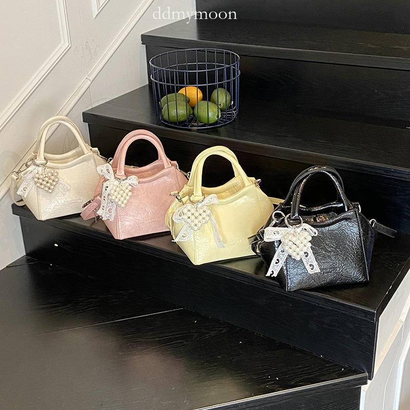 2025 Summer New Fashion Trendy Simple Style Handheld Bucket Stylish Commuter Solid Color Crossbody Women's Bag ddmymoon
