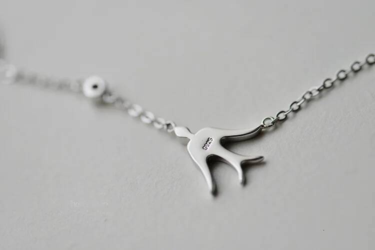 Sterling Sier swallow Necklaces & Pendants For Women High Quality Sterling-sier-jewelry