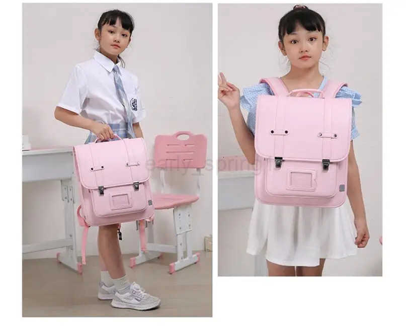 Japan Schoolbag PU Leather Randoseru School Backpack for Boys Satchel Japanese School Bags for Girls PU Bookbag for Girls Boys T250811