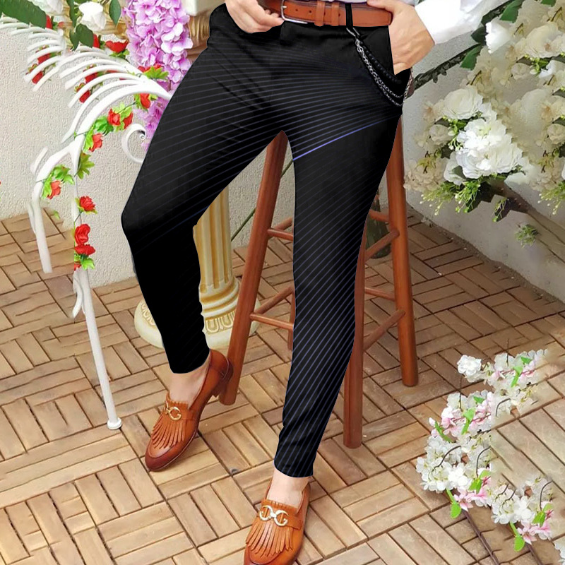 Party Dress Blazer Pants Fashion Wholesale New Stylish Men's Trouser Pants Hot Selling Man Clothing Plus Size Trousers Pants Slim Fit Pant S-3XL