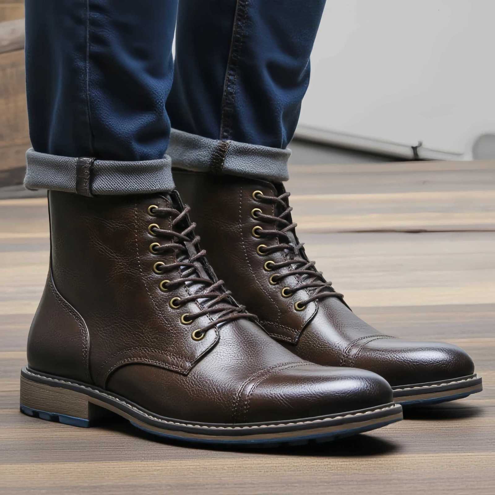 Men Ankle Boots Fashion Brand Comfortable Casual Men Boots W250811