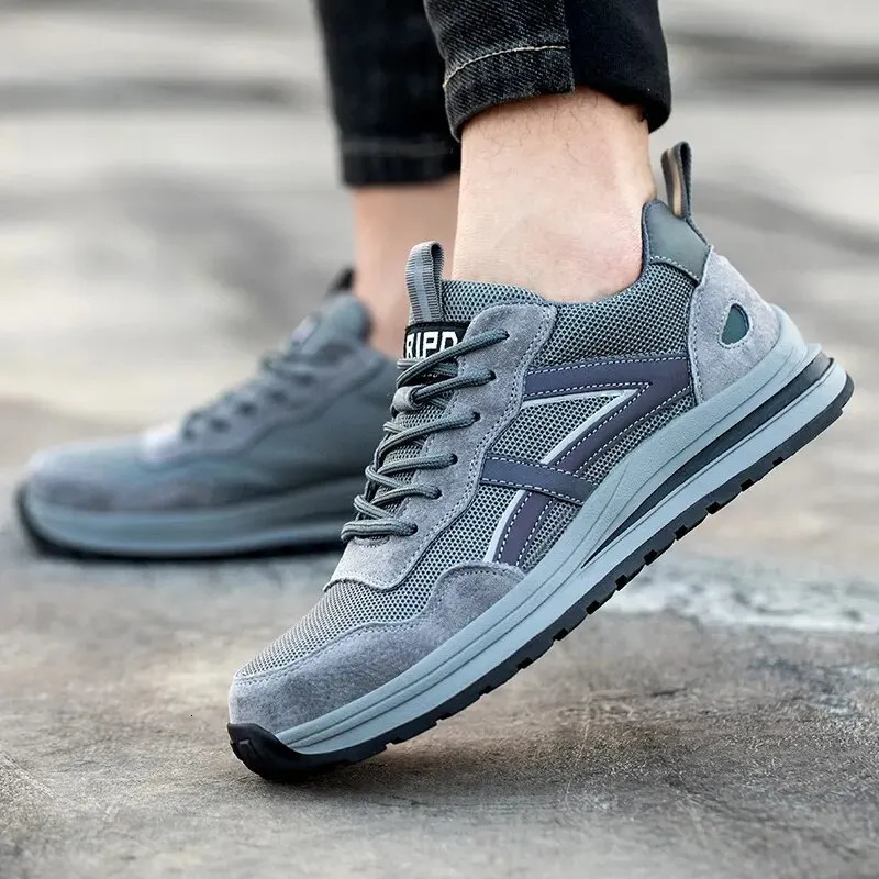 Safety Boots Working Shoes For Men Steel Toe Lightweight Footwear Security 250805