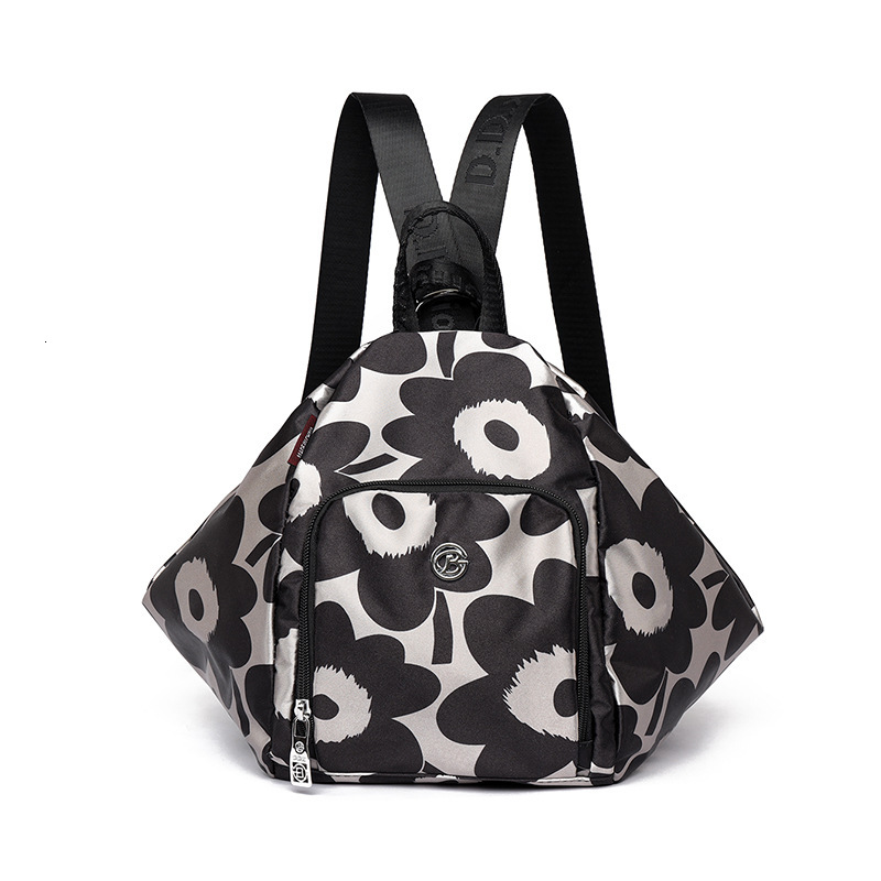 Trendy Printed Multifunctional for Women New Simple Travel Lightweight Backpack Large Capacity Single Shoulder Crossbody Bag ddmymoon