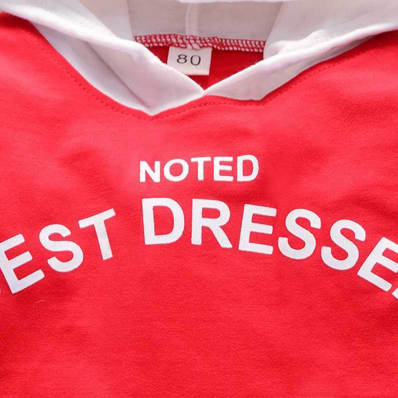 New Spring Autumn Cotton Boys Clothes Outfit Kids Baby Sports Hooded Tops Pants 2pcs Sets Fashion Children Casual Tracksuits Z250811