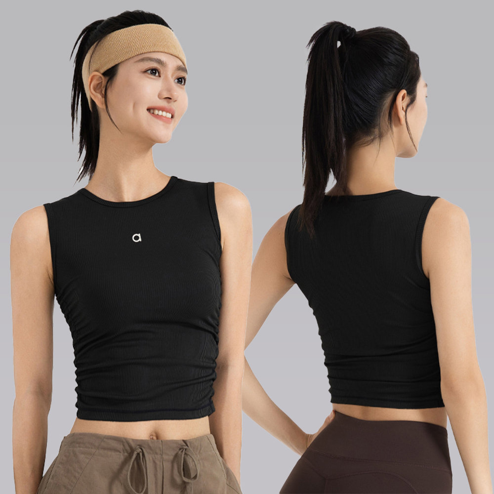 Women's Gym Tank Tops - Sleeveless Fitness Vests for Summer Workout & Yoga | Available in Black/White