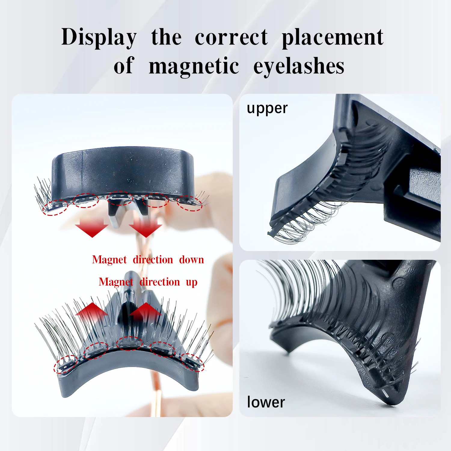 8Pcs Magnetic Eyelashes No Glue Needed Magnetic False Eyelashes with Applicator Reusable Thick Natural Effect 5 magnets Lashes 250805