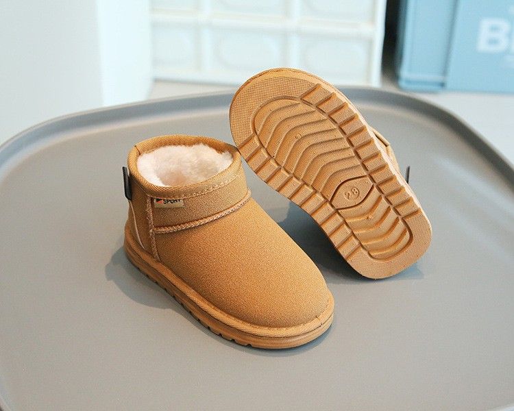 Kids Short Boots Boys Shoes Autumn Winter Children Girls Fashion Boot Cutefeet Toddler Soft Comfortable Warm Snow Shoes Size 25 - 36