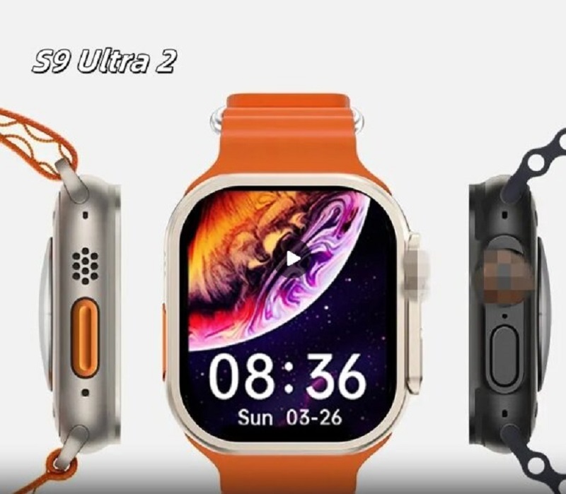 The new unisex Ultra 2 Series 10 smartwatch an advanced fitness monitor and durable strap compatible with Apple devices