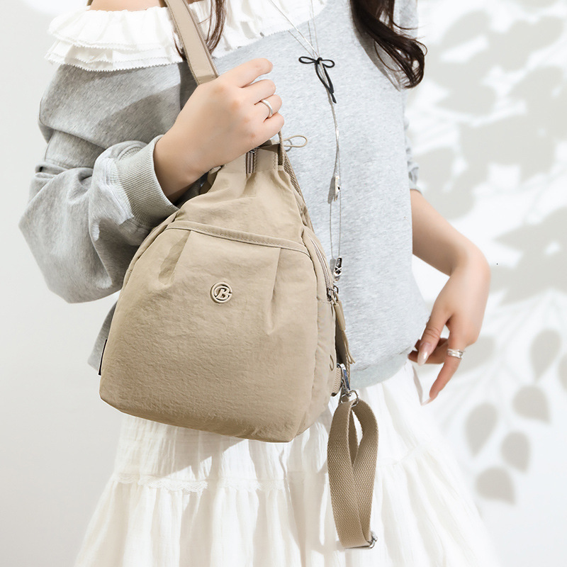 Waterproof Nylon Fabric Backpack for Women, New Multifunctional Chest Bag, Commuter Backpack, Lightweight Multi-use Shoulder Bag ddmymoon