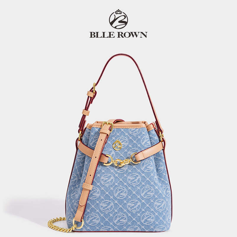 New Commuting Casual Versatile Denim Single Shoulder High-End Handbag Crossbody Bag