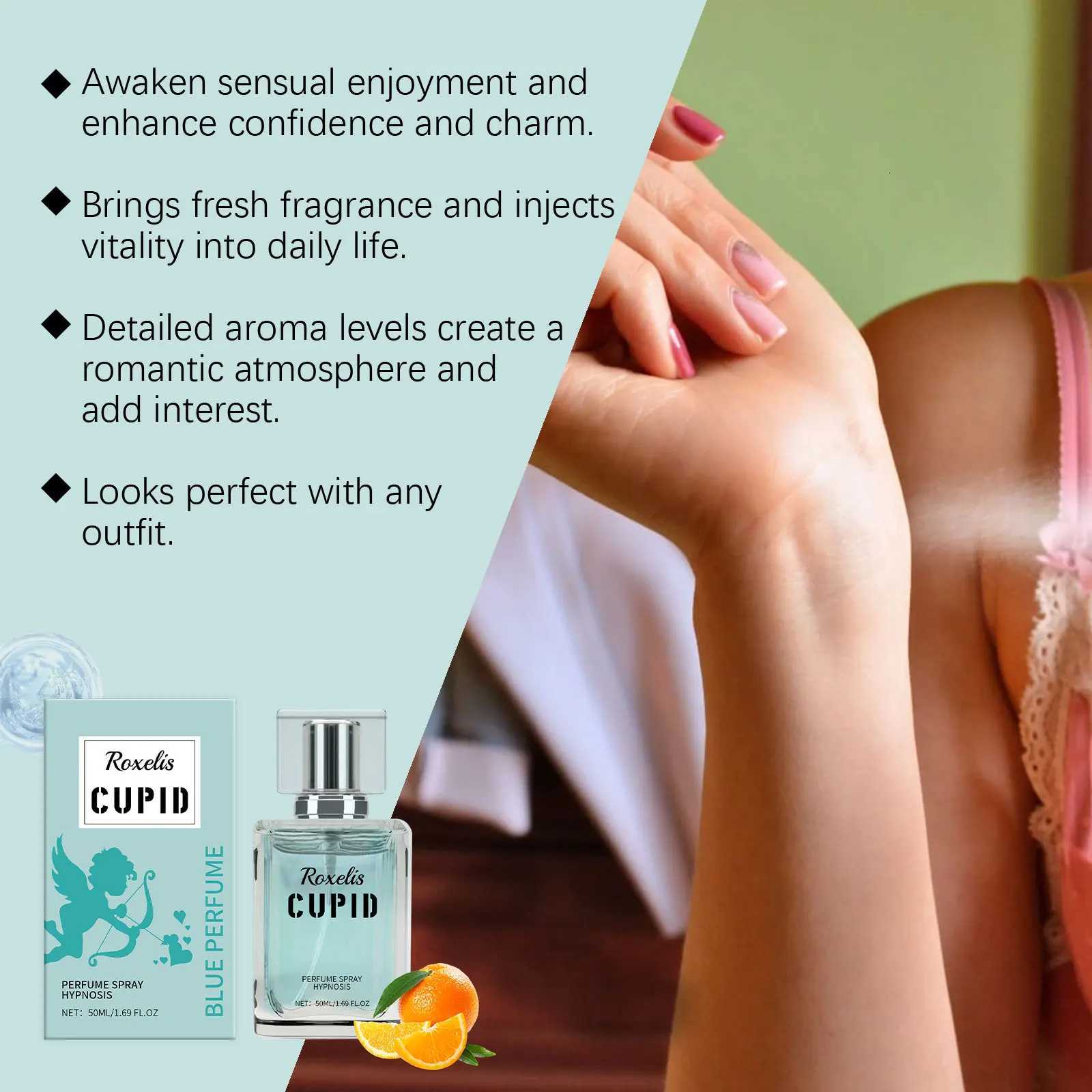 50ml Roxelis Pheromone Cupid Perfume Charming Lasting Fresh Fragrance Flirting For Dating Attraction Charming Cologne Perfume XJ250811