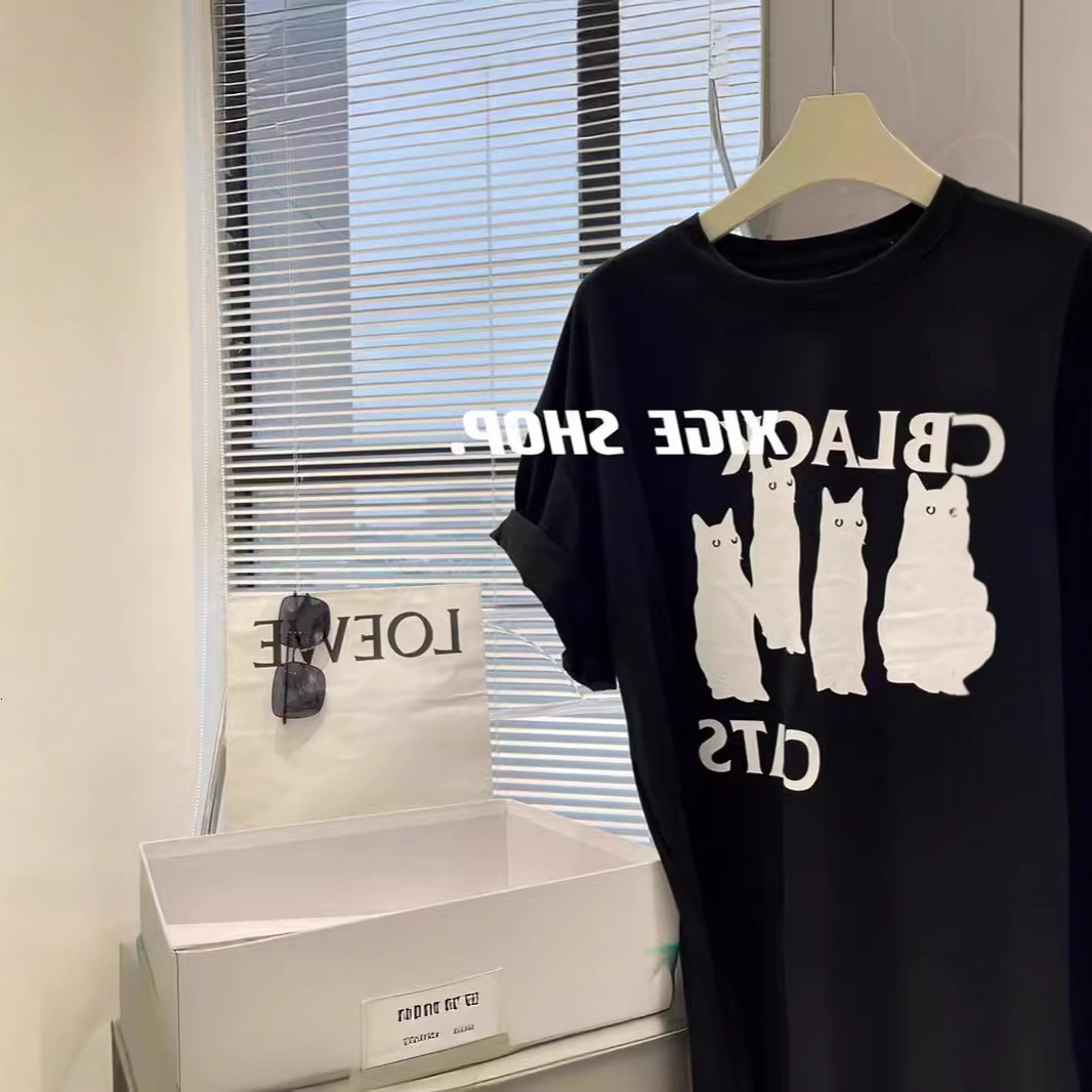 American Style Printed High Street Short Sleeve T Shirt For Women Korean Version Loose Lazy Wholesale Price Top Trendy