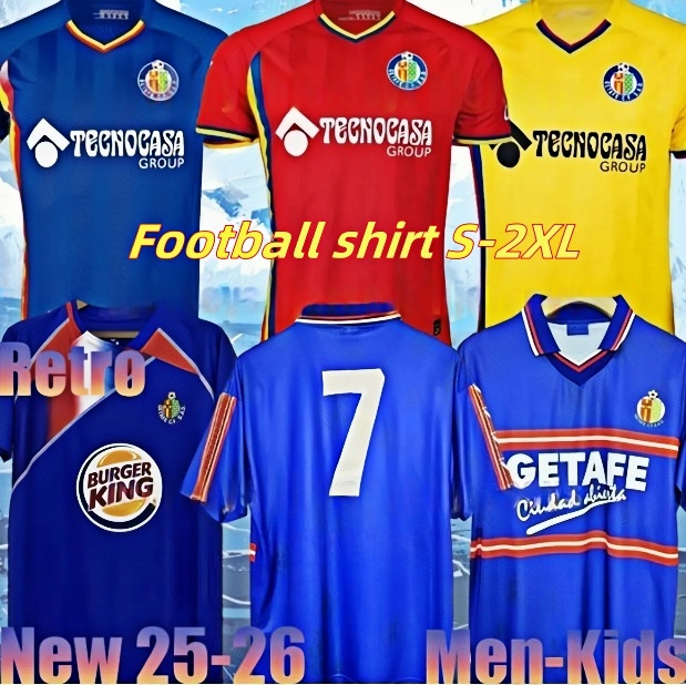 25 26 Getafe FC Soccer Jerseys Mayoral LATASA ENES UNAL GREENWOOD Jaime Mata Unal ALENA MAKSIMOVIC Arambarri Milla Jose Angel 09 10 Home Mens Football shirt