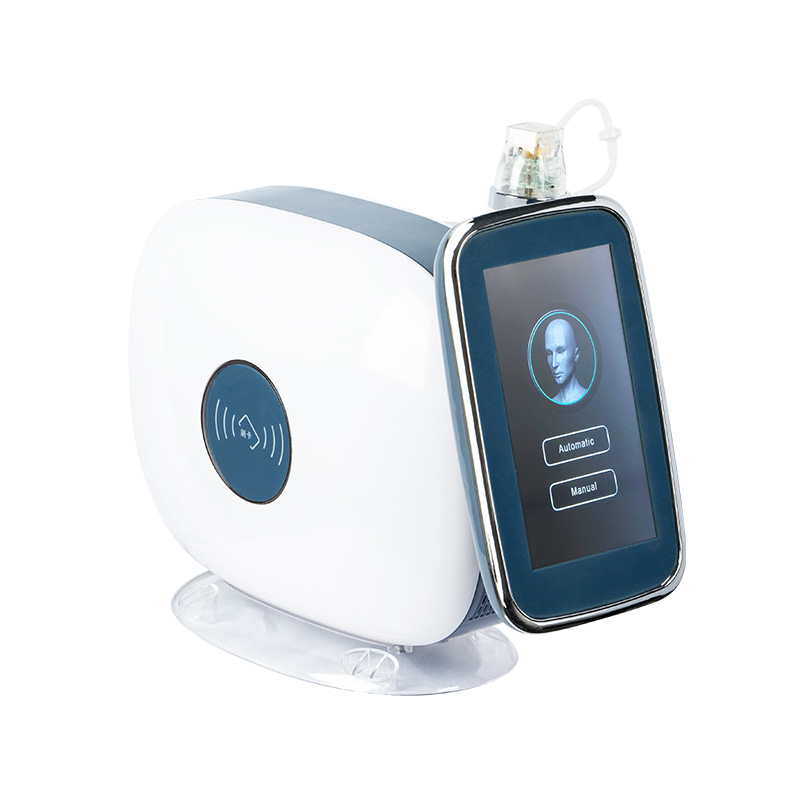 Gold Radio Frequency Microneedle Beauty Tool for Anti Aging Wrinkle Removal Whitening Lightening Spots Acne Marks Reducing Crow's Feet Stretch Ma