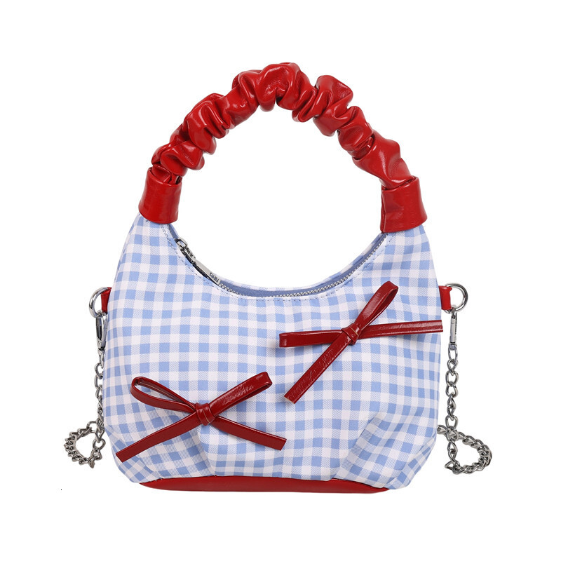 2025 Autumn New Niche Design Bow Pleated Handbag Fashionable Women's Shoulder Bag Cloud Bag Women's Crossbody Bag Armpit Bag Autumn New Desi