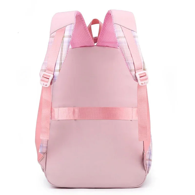 High Aesthetic School Backpack for Teen Girls Cute Double Strap Bag Lightweight Casual Travel Bookbag Students 250811