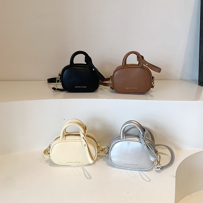 Children's New High-End Bowling Stylish Girl Parent-Child Mini Handheld Crossbody Lipstick Bag