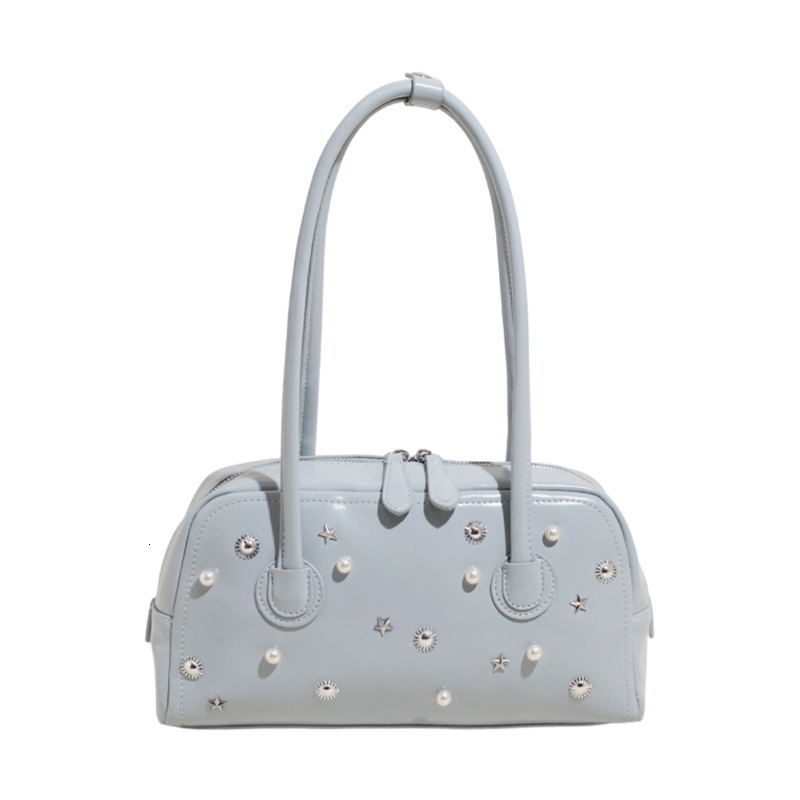 New Women's Urban Simple Trendy High-end Pillow Pearl Versatile Shoulder Bag Women ddmymoon