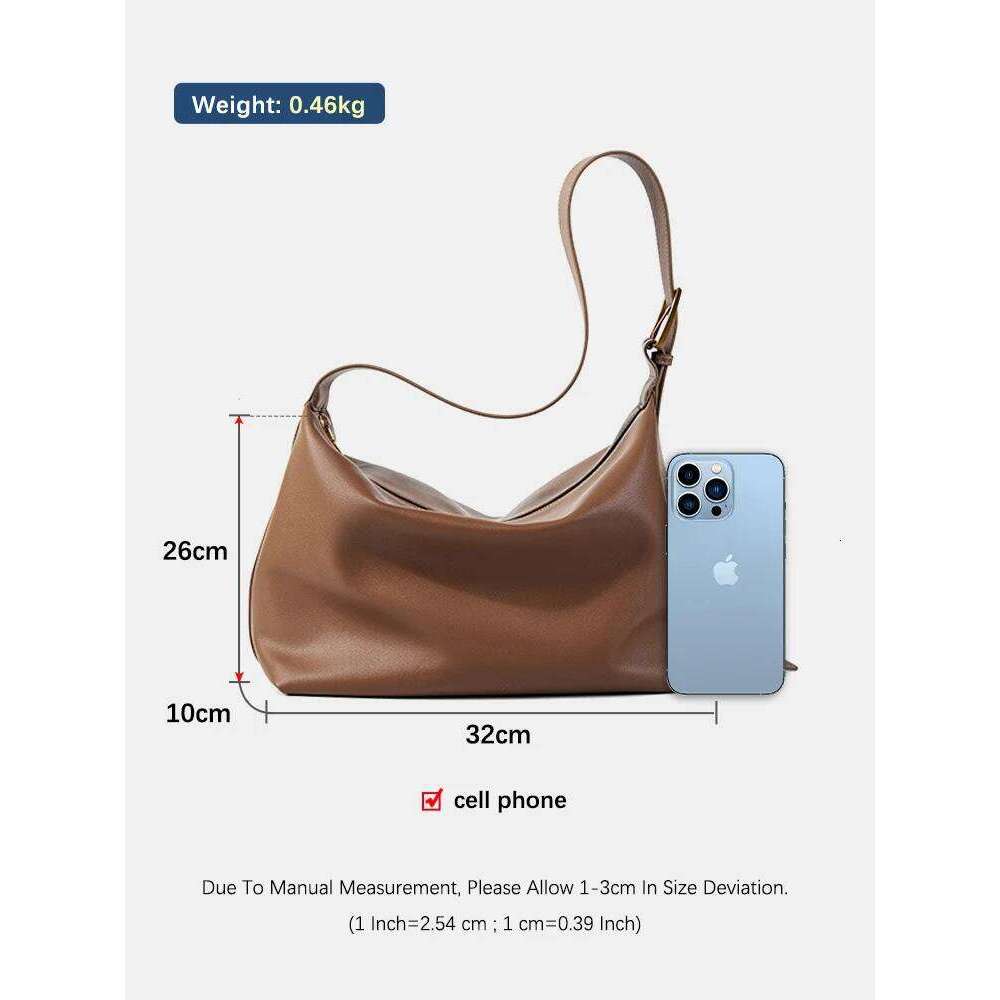 Zency Women Large Capacity Messenger Bag Crossbody Designer Underarm Tote Handbag New Trendy Big Commuter Bags