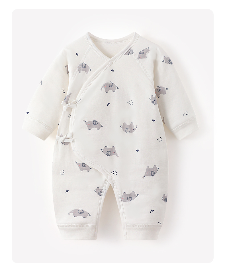 baby boys girls thick layered pure cotton snowsuit for cold weather protection