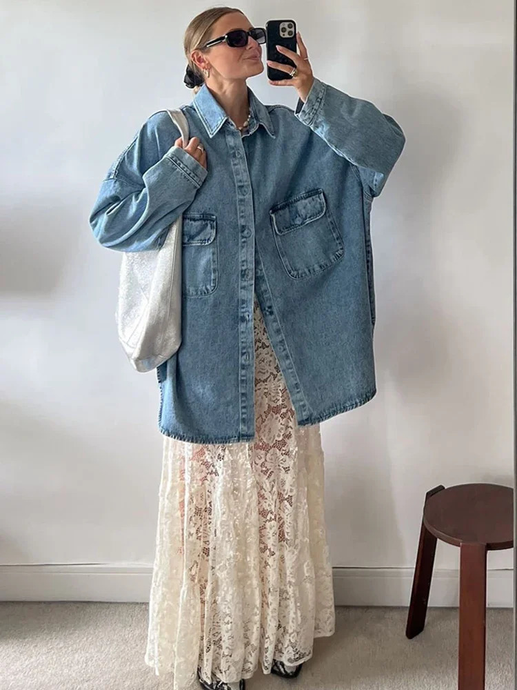 Trendix See Through Lace Skirts Women High Waist Street Fashion Loose Hollow Out Long Skirt Party Sexy Patchwork Clubwear 250811