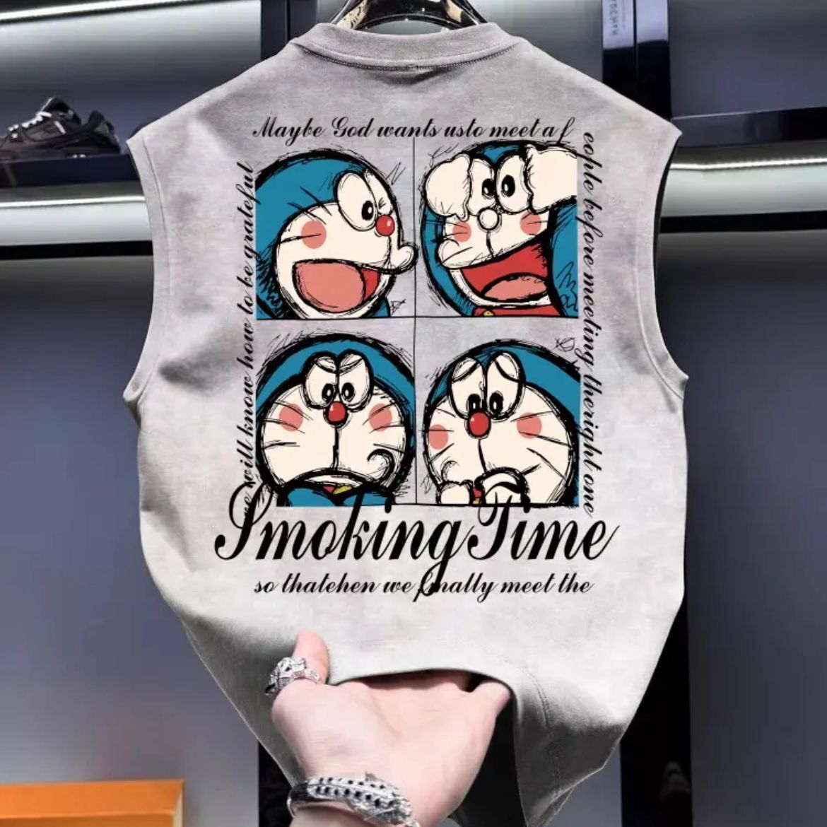 2025 New Fashion Trendy Brand Men's Vest Casual Loose Summer Stylish Versatile Unique Sleeveless Top