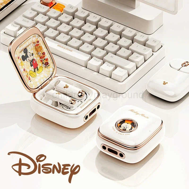 Disney Disney Q7 Bluetooth Wireless Earbuds Space Capsule In-Ear Headset HIFI Sound Noise Reduction Music Cartoon Headphone Long Standby W250811