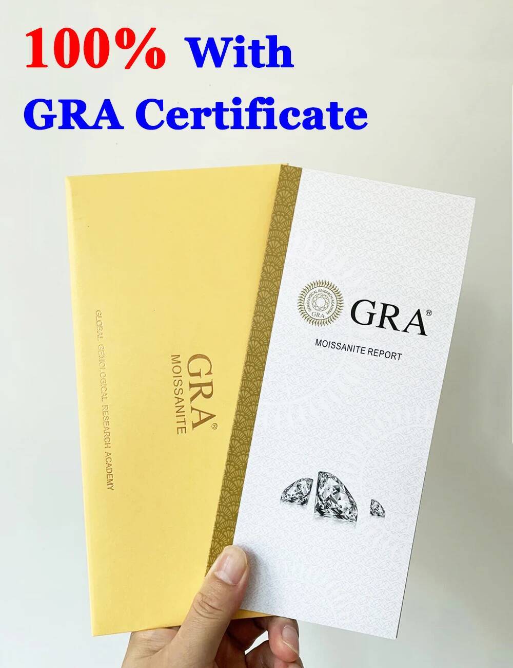 Unisex D Color Full Moissanite Pendant Necklace For Women Man 18k Gold Plated 925 Sterling Silver Diamond Chain Jewelry Gifts